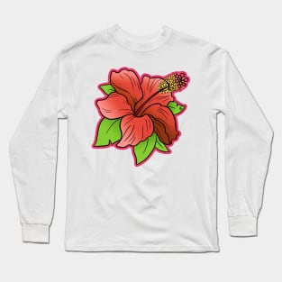 Hibiscus Long Sleeve T-Shirt